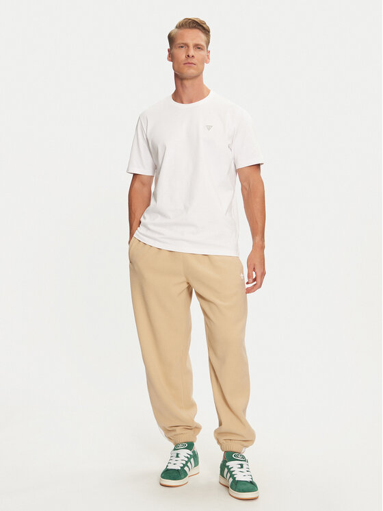 adidas adidas Долнище анцуг adicolor 3-Stripes IZ2490 Бежов Regular Fit