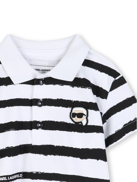 Karl Lagerfeld Kids Karl Lagerfeld Kids Polo un šortu komplekts Z31068 M Bēšs Regular Fit