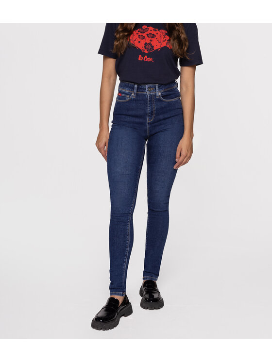 Lee Cooper Lee Cooper Jeansy DAILY Niebieski Skinny Fit