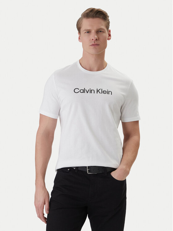 Calvin Klein Calvin Klein T-Shirt LV04LF809G Biały Regular Fit