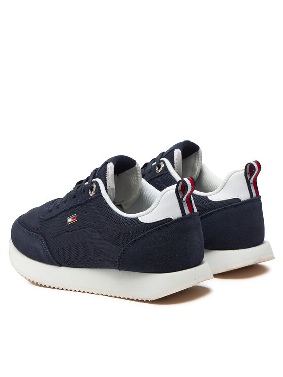 Tommy Hilfiger Tommy Hilfiger Sneakers Flag Knit Runner FW0FW07916 Dunkelblau