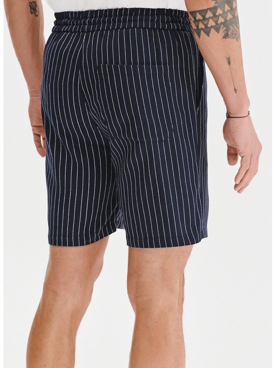 Pako Lorente Pako Lorente Szorty materiałowe P25SF-WS-001 Granatowy Classic Fit