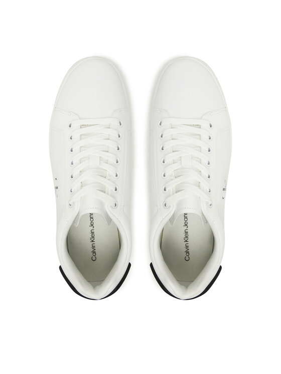 Calvin Klein Jeans Calvin Klein Jeans Sneakersy Classic Cupsole Ru Patch Lth YM0YM01297 Bílá