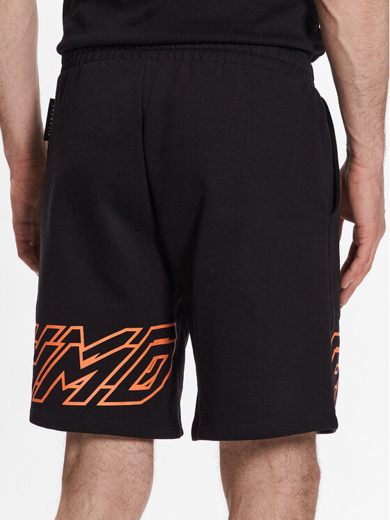 John Richmond John Richmond Pantaloncini sportivi UMP23012BE Nero Regular Fit