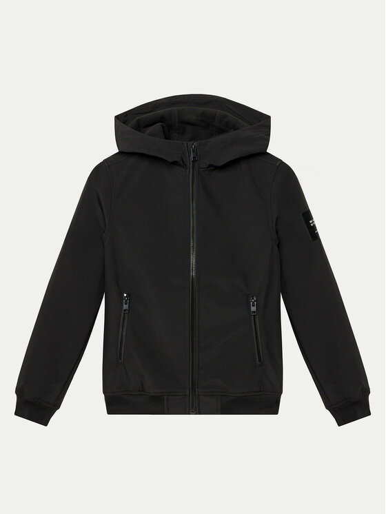 Gyerek Softshell kabát Jack&Jones Junior, Méret: 164, Fekete, 12236738