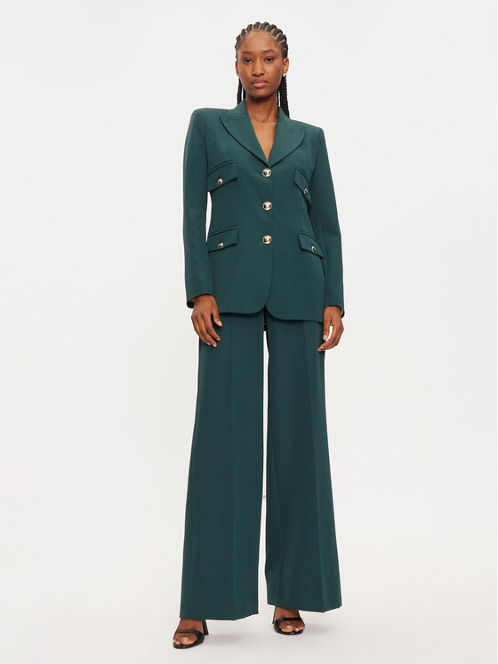 Maryley Maryley Hlače 24IB680/43GU Zelena Regular Fit