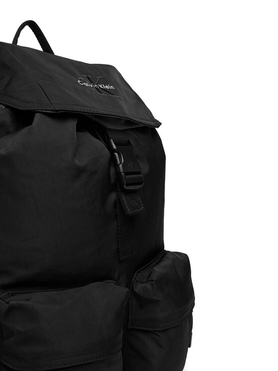 Calvin Klein Calvin Klein Hátizsák Bold Flap Backpack LV04D3270G Fekete