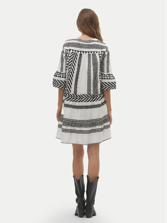 Vero Moda Vero Moda Vestito estivo Dicthe 10225127 Bianco Loose Fit