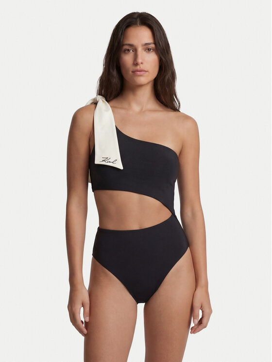 KARL LAGERFELD KARL LAGERFELD Kupaći kostim B2W46029 Crna
