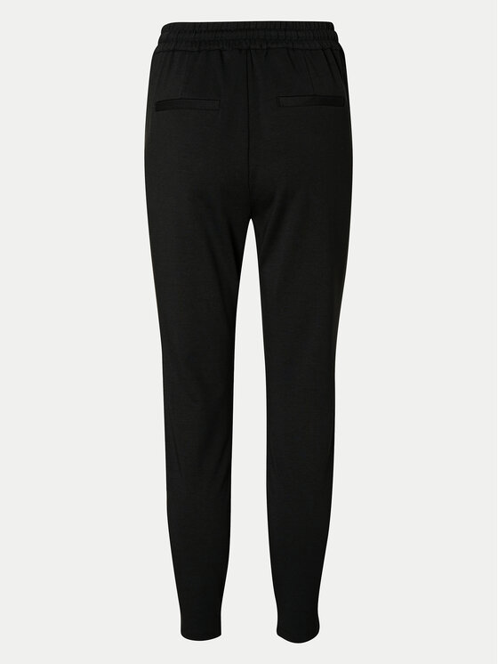 Vero Moda Vero Moda Hlače iz tkanine Eva 10197909 Črna Loose Fit