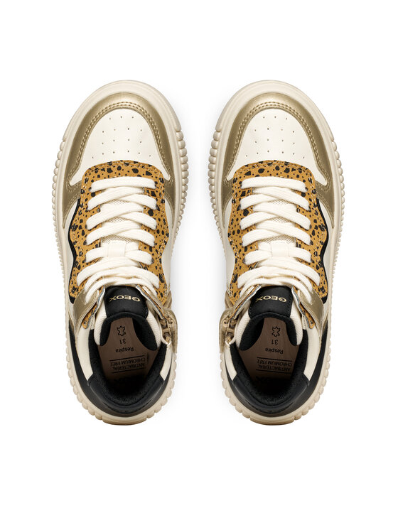 Geox Geox Сникърси J Laquinny J56M3B 054AJ C1M2U D Бял