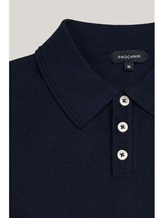 Próchnik Próchnik Polo PM7 PO073125000056 Granatowy Regular Fit