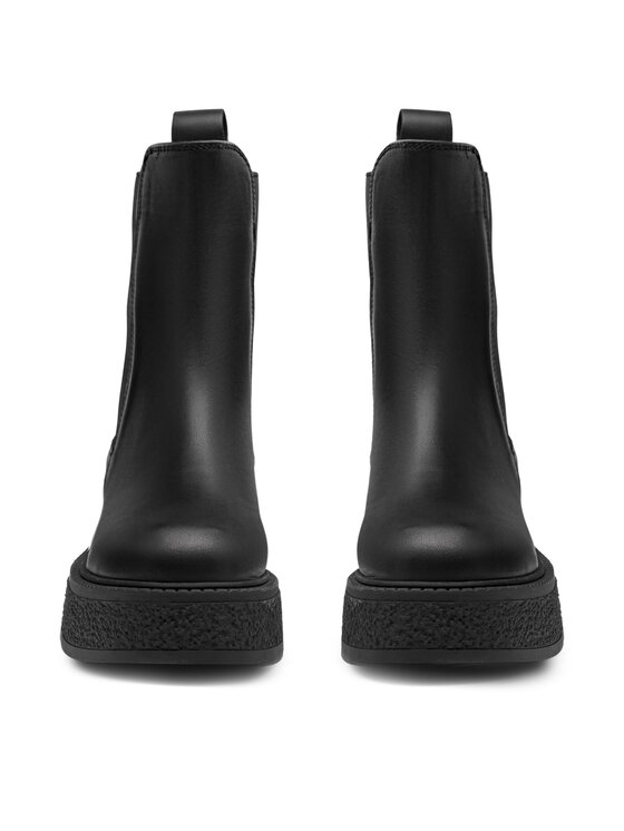 Badura Badura Klassische Stiefeletten BIBAO-0701 Schwarz