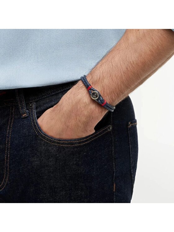 Tommy Hilfiger Tommy Hilfiger Bransoletka 2790691 Granatowy