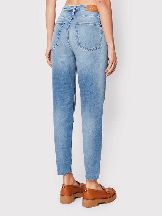 Tommy Hilfiger Tommy Hilfiger Τζιν Gramercy WW0WW35525 Μπλε Mom Fit