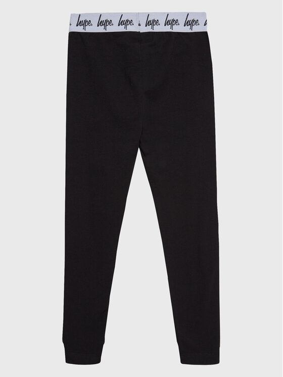 HYPE HYPE Legginsy CORE21-099 Czarny Slim Fit