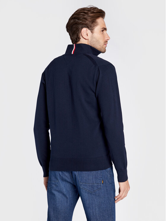 Tommy Hilfiger Tommy Hilfiger Cardigan MW0MW22747 Blu scuro Regular Fit