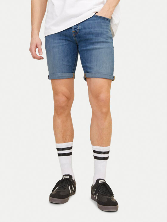 Jack&Jones Jack&Jones Džínsové šortky Jjirick 12250488 Modrá Regular Fit