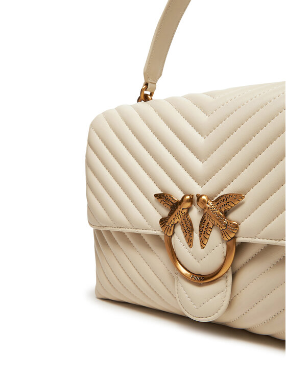 PINKO PINKO Rankinė Love Lady Puff Big Cl 100042 A0GK Z14Q Balta