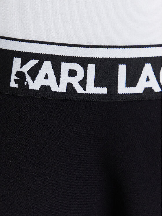 Karl Lagerfeld Jeans Karl Lagerfeld Jeans Miniszoknya A3W12004 Fekete Regular Fit