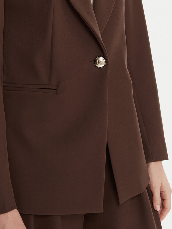 Maryley Maryley Giacca da abito 25IB187/M06/43CO Marrone Regular Fit