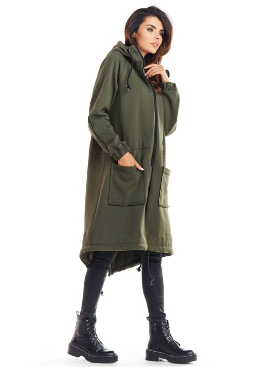 Infinite You Infinite You Mikina M220 Khaki Basic Fit