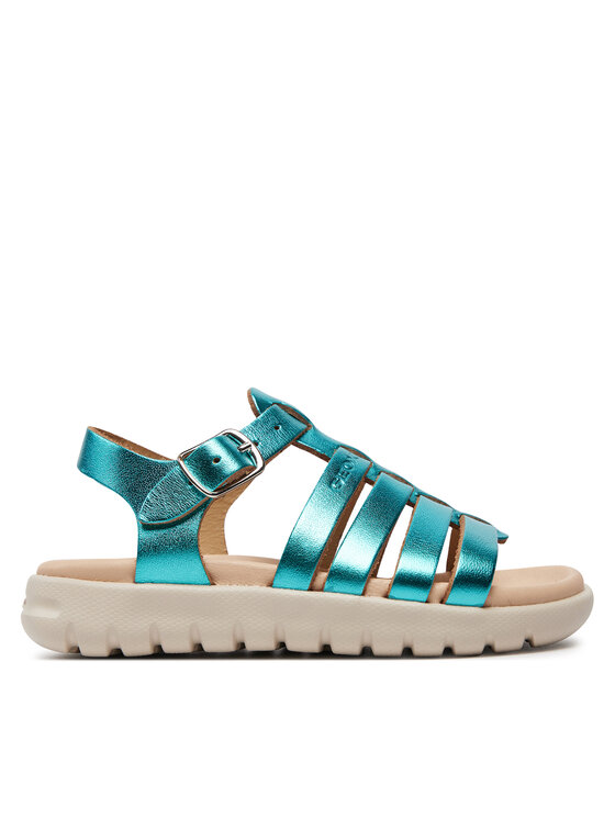 Geox Geox Sandály J Sandal Soleima Gir J35GSB 000CF C3035 M Zelená