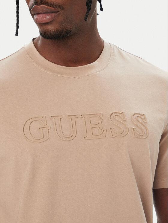 Guess Guess T-särk Z2YI11 J1314 Beež Regular Fit