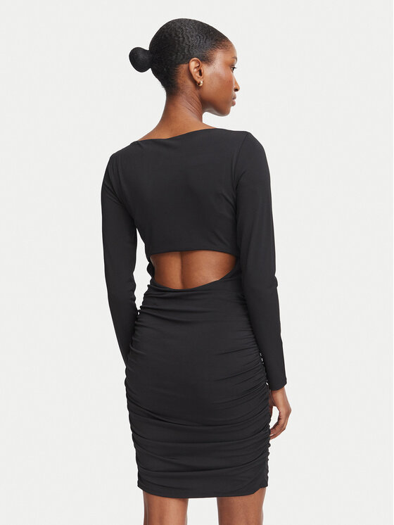 Guess Guess Коктейльна сукня W6BK19 K6104 Чорний Slim Fit