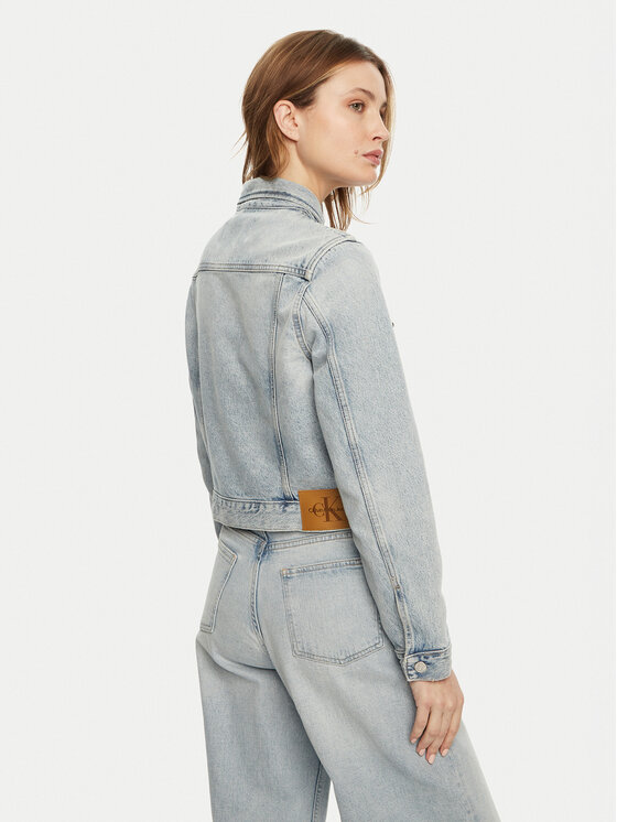 Calvin Klein Jeans Calvin Klein Jeans Kurtka jeansowa 90's J20J224544 Niebieski Regular Fit