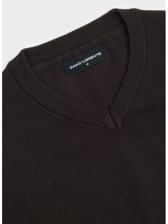 Pako Lorente Pako Lorente Sweter P26WB-2X-003 Brązowy Straight Fit