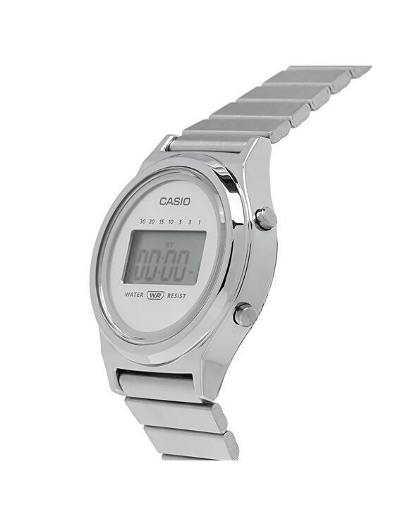 Casio Casio Zegarek LA700WE-7AEF Srebrny