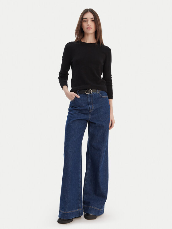 United Colors Of Benetton United Colors Of Benetton Pulover 1002D1K01 Negru Regular Fit