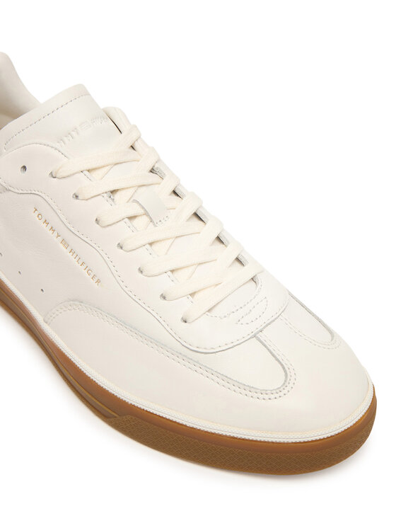 Tommy Hilfiger Tommy Hilfiger Sneakersy Lo Lux Lth FM0FM05815 Écru