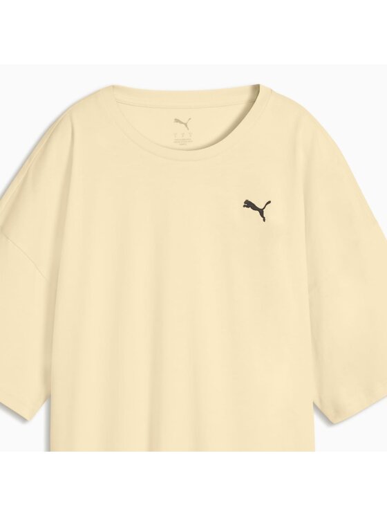 Puma Puma T-Shirt 629744 Żółty Regular Fit