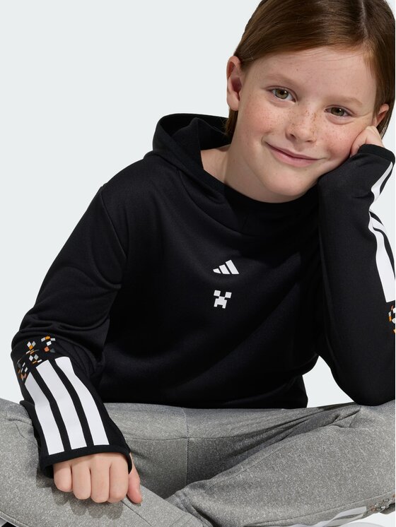 adidas adidas Bluza Minecraft Czarny Regular Fit