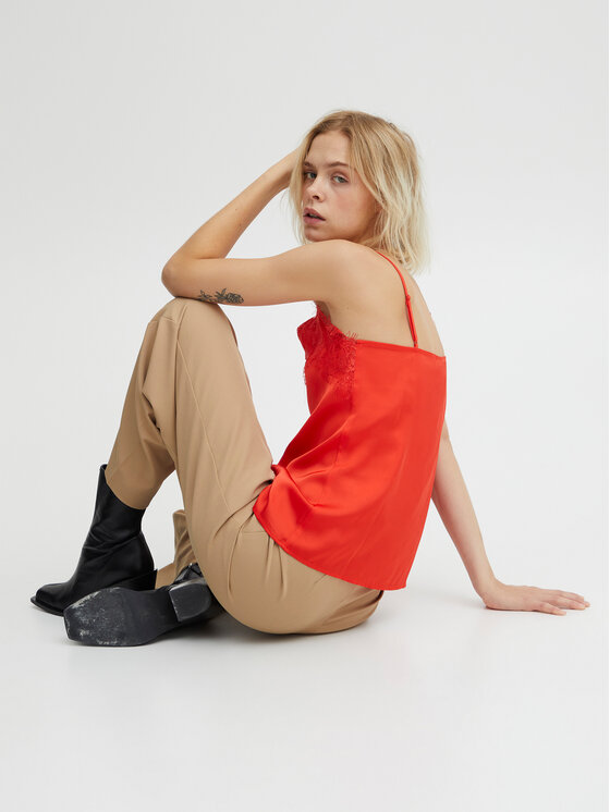 ICHI ICHI Top 20108905 Rosso Regular Fit