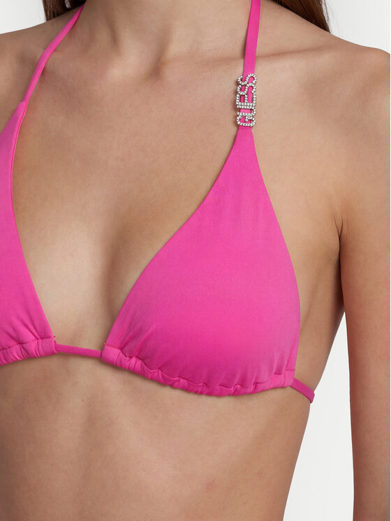 Guess Guess Vrchní část bikin E6GJ30 MC040 Růžová