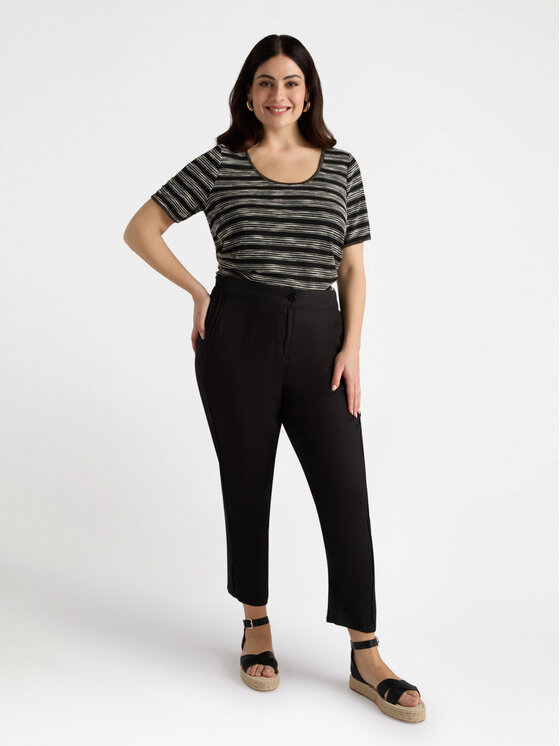 Fiorella Rubino Fiorella Rubino T-shirt G057L008367N0Z3 Nero Regular Fit