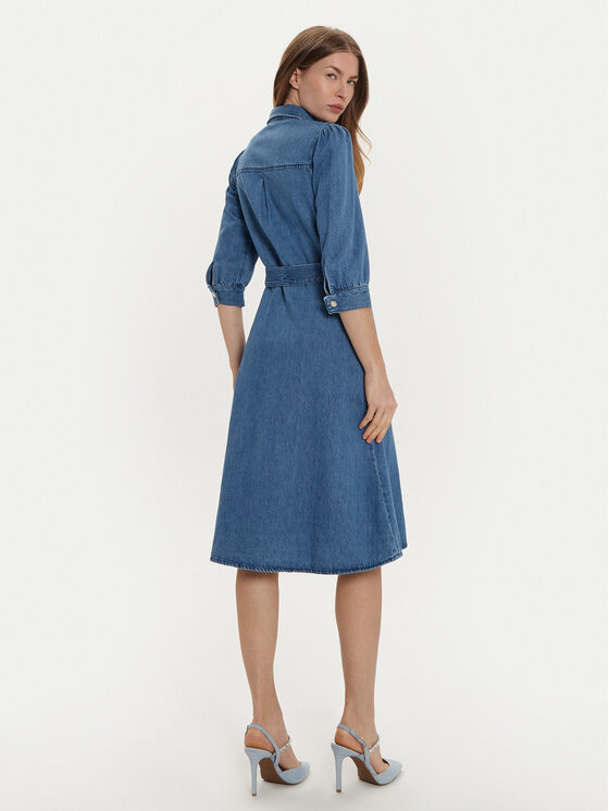 Morgan Morgan Vestito di jeans 242-RCHICA Blu Regular Fit