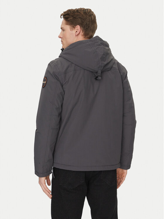Napapijri Napapijri Bunda anorak Rainforest Pocket 2 NP0A4GMD Šedá Regular Fit