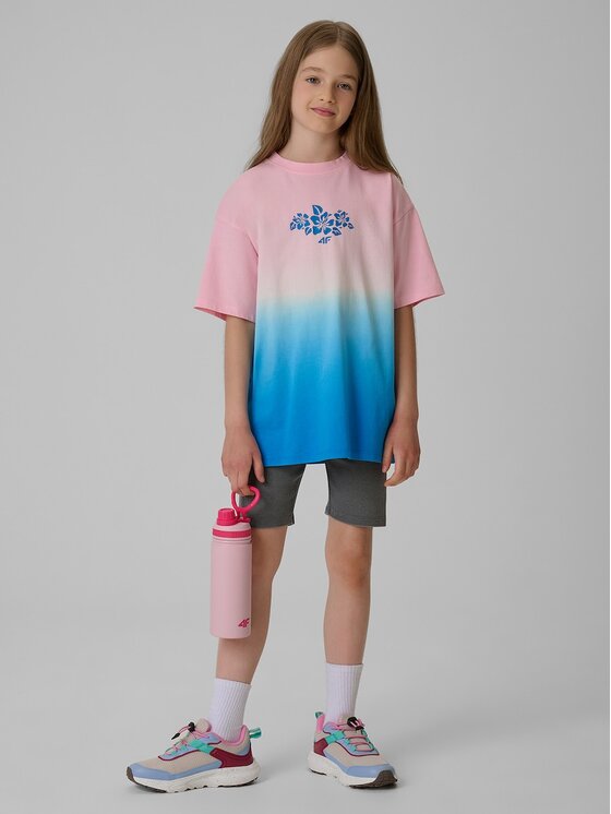 4F 4F T-Shirt SUMMER SPLASH Kolorowy Loose Fit