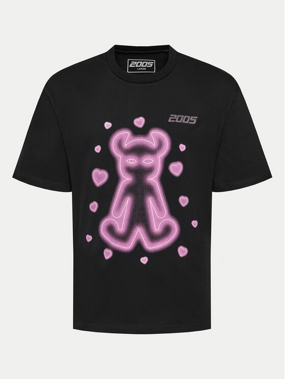 2005 2005 T-Shirt Unisex Lovely Horned Lucy Czarny Relaxed Fit
