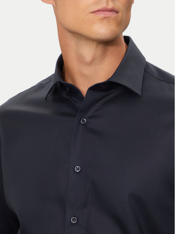 Pierre Cardin Pierre Cardin Koszula C6 11004.0301 Granatowy Regular Fit