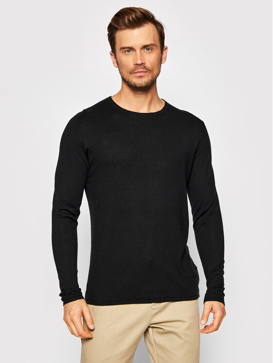 Selected Homme Selected Homme Πουλόβερ Rome 16079774 Μαύρο Regular Fit