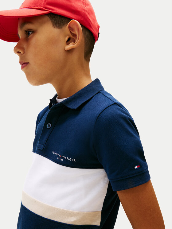 Tommy Hilfiger Tommy Hilfiger Pólóing KB0KB10383 Sötétkék Regular Fit