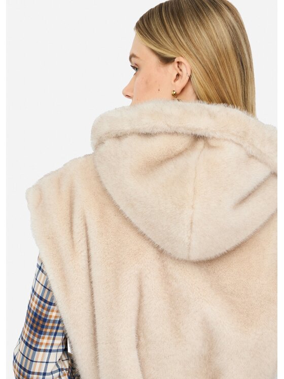 Liu Jo Liu Jo Gilet MF5364E1044W9868 Beige Regular Fit