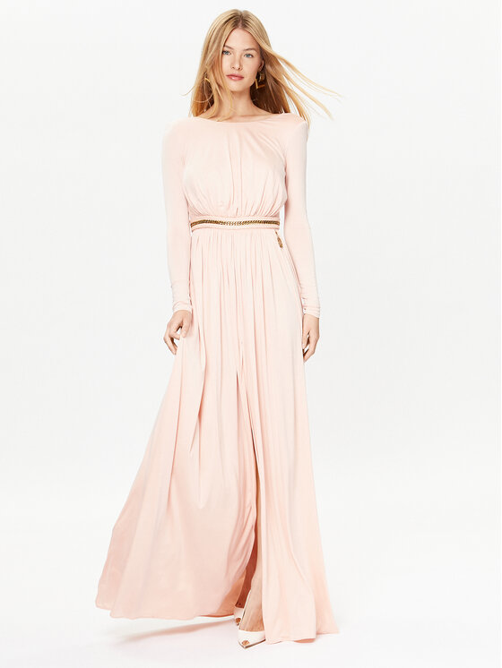 Elisabetta Franchi Elisabetta Franchi Večerní šaty AB-456-32E2-V780 Růžová Slim Fit