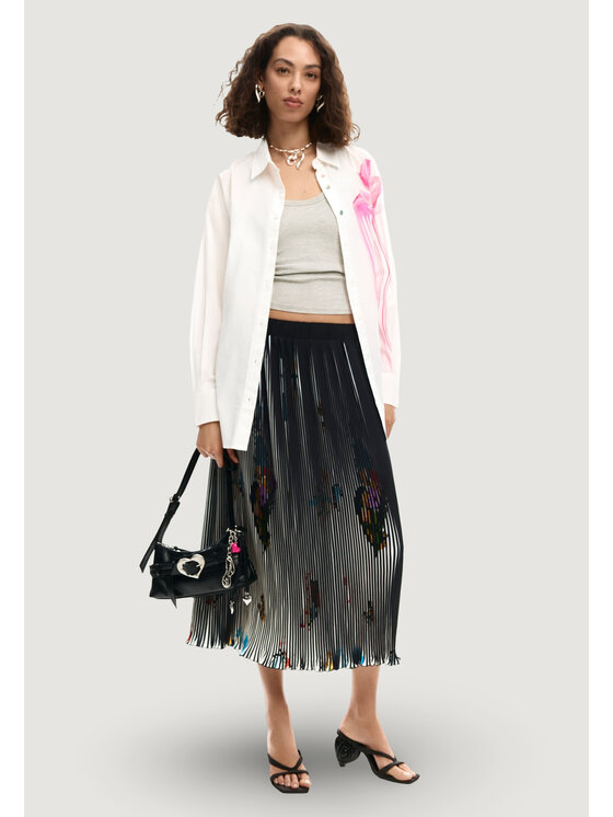 Desigual Desigual Košulja CAM_GLOSS Bijela Casual Fit