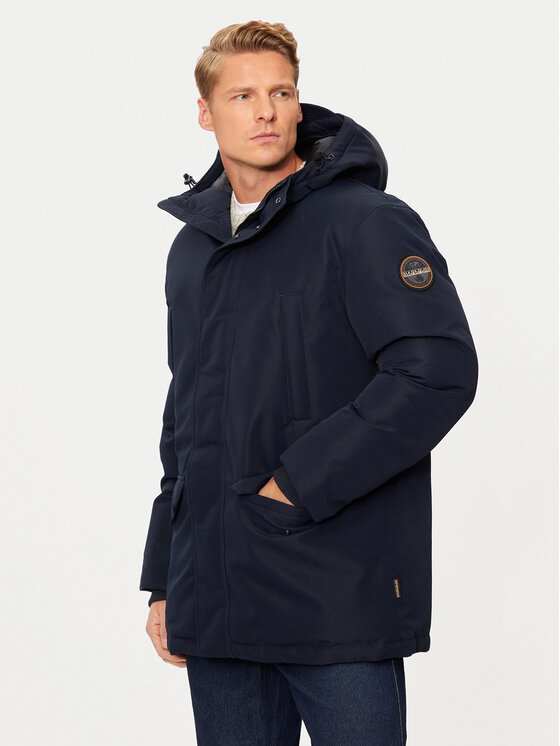Napapijri Giubbotto invernale A Cornier NP0A4IJB Blu scuro Regular Fit Modivo